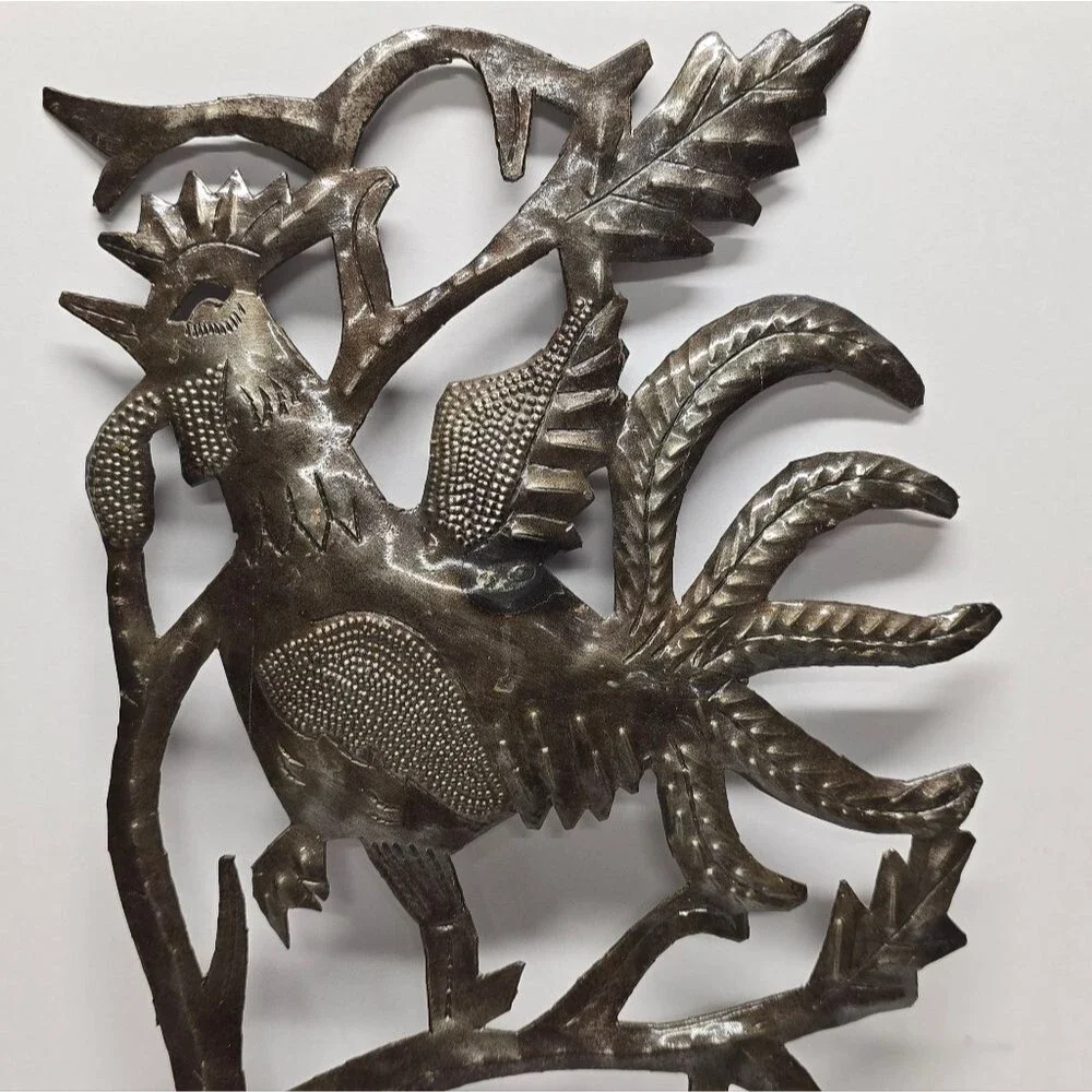 Vintage metal artwork
